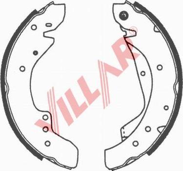 Villar 629.0662 - Bremžu loku komplekts ps1.lv