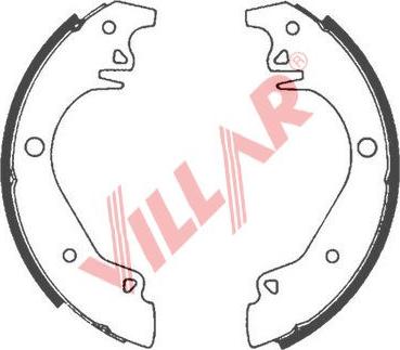 Villar 629.0601 - Bremžu loku komplekts ps1.lv