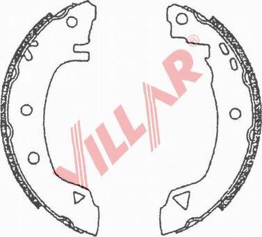 Villar 629.0602 - Bremžu loku komplekts ps1.lv