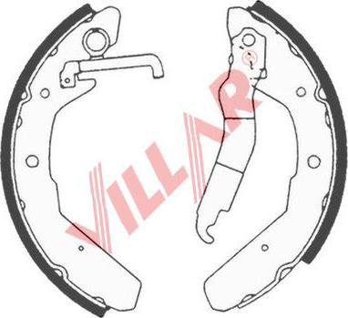 Villar 629.0617 - Bremžu loku komplekts ps1.lv