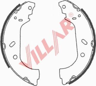 Villar 629.0639 - Bremžu loku komplekts ps1.lv