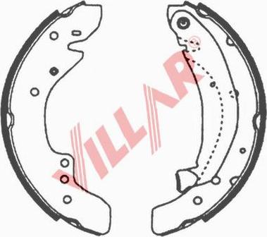 Villar 629.0625 - Bremžu loku komplekts ps1.lv