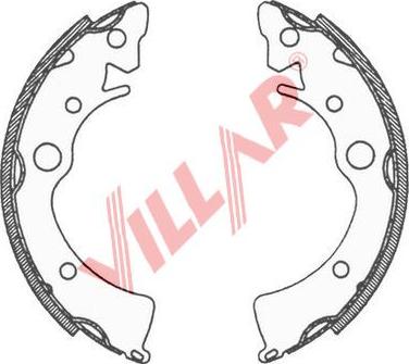 Villar 629.0673 - Bremžu loku komplekts ps1.lv