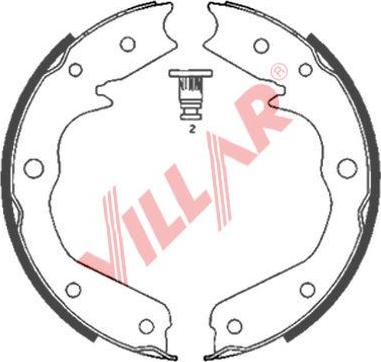 Villar 629.0850 - Bremžu loku kompl., Stāvbremze ps1.lv