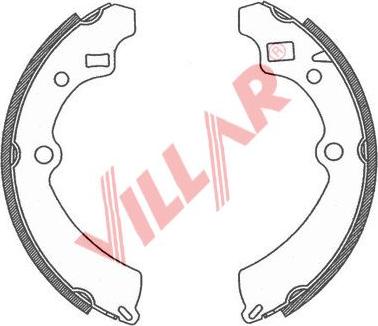 Villar 629.0765 - Bremžu loku komplekts ps1.lv