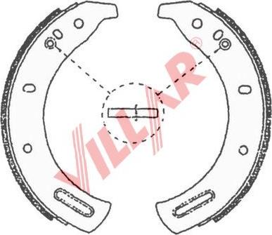 Villar 629.0700 - Bremžu loku komplekts ps1.lv