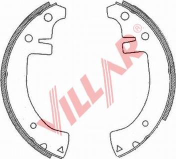 Villar 629.0714 - Bremžu loku komplekts ps1.lv