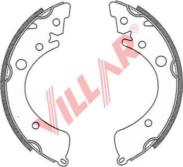 Villar 629.0735 - Bremžu loku komplekts ps1.lv