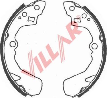 Villar 629.0732 - Bremžu loku komplekts ps1.lv