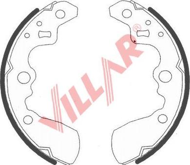 Villar 629.0774 - Bremžu loku komplekts ps1.lv