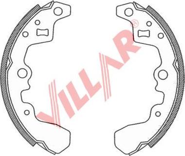 Villar 629.0773 - Bremžu loku komplekts ps1.lv