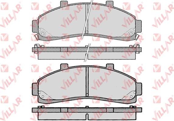 Japanparts J PA-382AF - Bremžu uzliku kompl., Disku bremzes ps1.lv