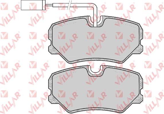 Villar 626.0421 - Bremžu uzliku kompl., Disku bremzes ps1.lv