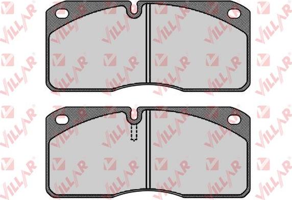 Villar 626.0586 - Bremžu uzliku kompl., Disku bremzes ps1.lv