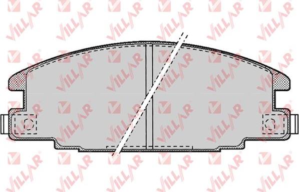 Villar 626.0685 - Bremžu uzliku kompl., Disku bremzes ps1.lv