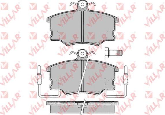 Villar 626.0098 - Bremžu uzliku kompl., Disku bremzes ps1.lv