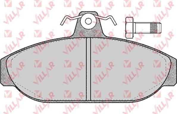 Villar 626.0157 - Bremžu uzliku kompl., Disku bremzes ps1.lv