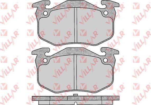 Villar 626.0307 - Bremžu uzliku kompl., Disku bremzes ps1.lv