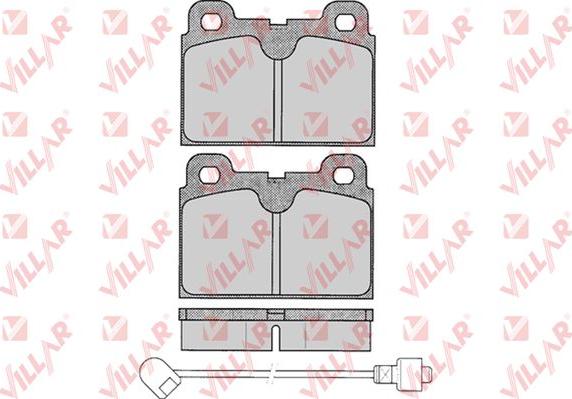 Villar 626.0219 - Bremžu uzliku kompl., Disku bremzes ps1.lv