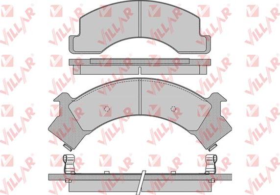 Villar 626.1040 - Bremžu uzliku kompl., Disku bremzes ps1.lv