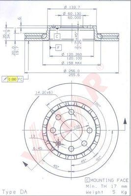 Villar 628.0480 - Bremžu diski ps1.lv