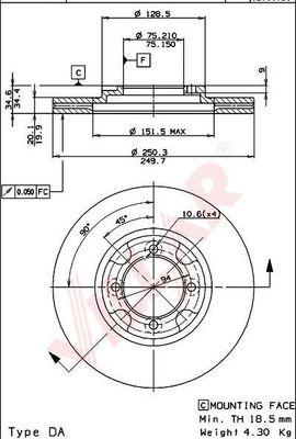 Breco BS 7981 - Bremžu diski ps1.lv