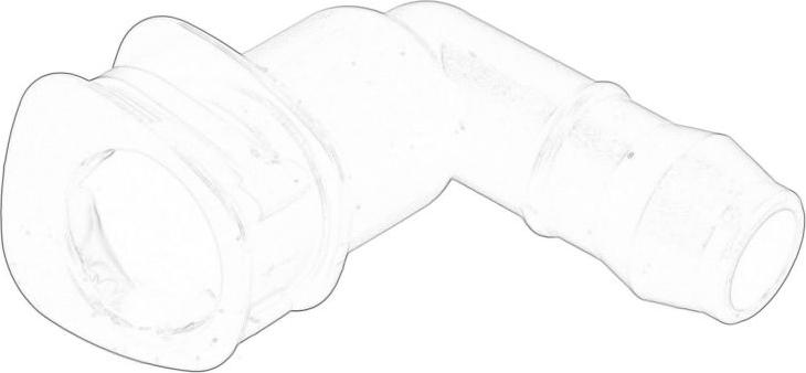 VAG 1J0955665E - Savienotājs, Stiklu apskalotāja cauruļvads ps1.lv