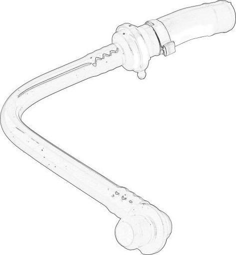 VAG 1J0612041GD - Vakuuma šļūtene, Bremžu sistēma ps1.lv