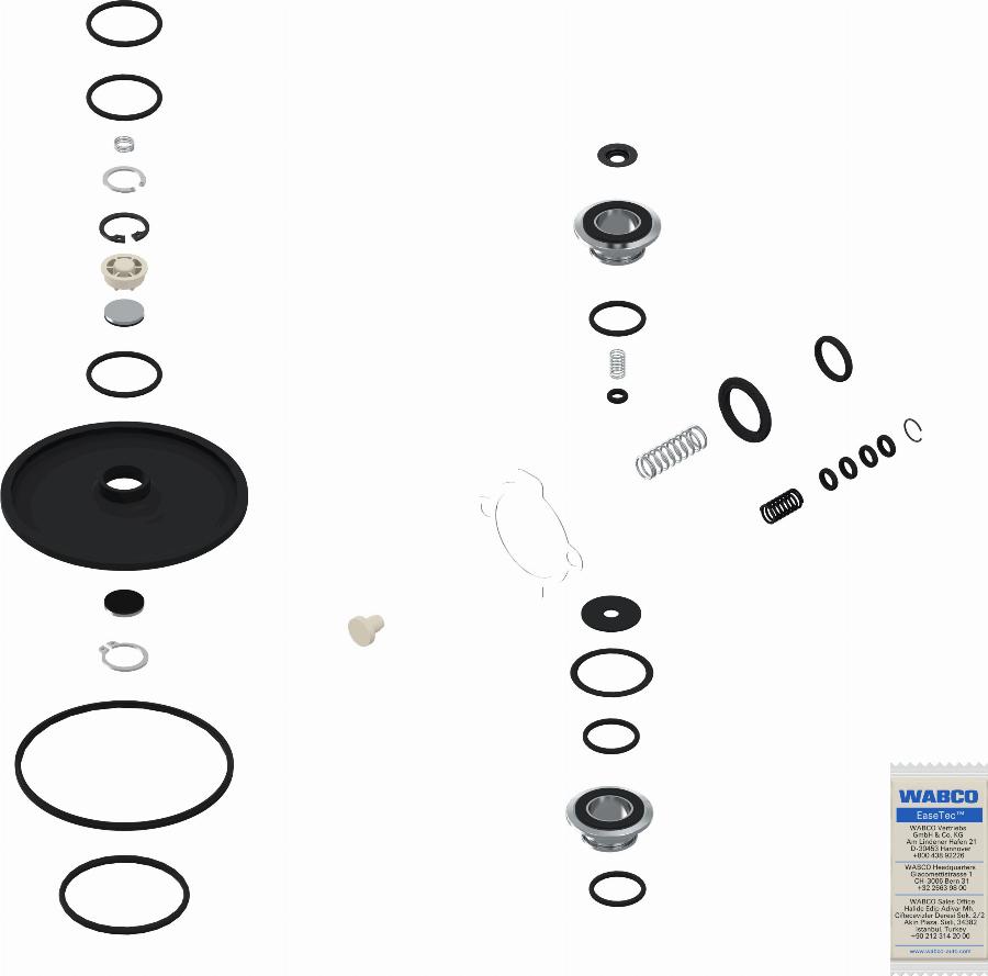 Wabco 475 711 000 2 - Remkomplekts, Bremžu spēka regulators ps1.lv