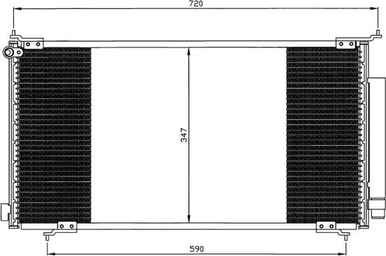 Waeco 8880400343 - Kondensators, Gaisa kond. sistēma ps1.lv