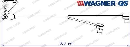 Wagner 587060W - Indikators, Bremžu uzliku nodilums ps1.lv