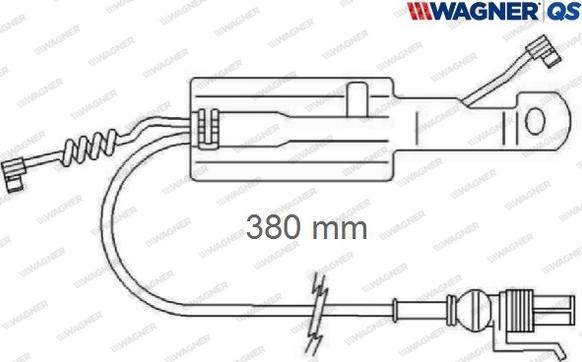 Wagner 587068W - Indikators, Bremžu uzliku nodilums ps1.lv