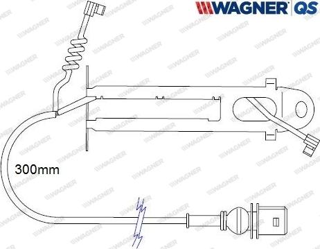 Wagner 587033W - Indikators, Bremžu uzliku nodilums ps1.lv