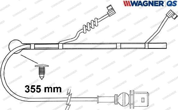 Wagner 587032W - Indikators, Bremžu uzliku nodilums ps1.lv