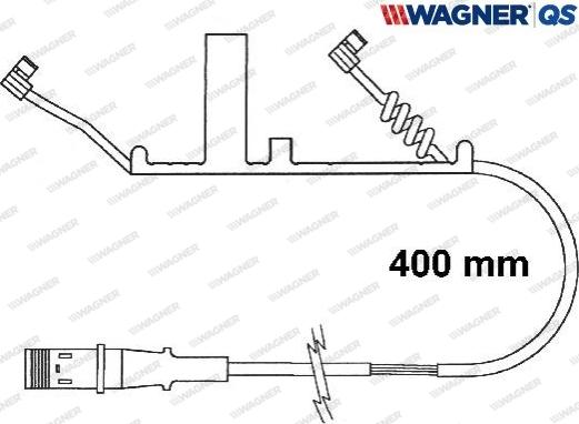 Wagner 587021W - Indikators, Bremžu uzliku nodilums ps1.lv