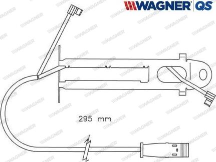 Wagner 587022W - Indikators, Bremžu uzliku nodilums ps1.lv