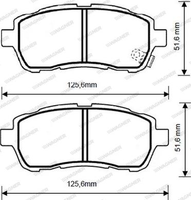 Japanparts PA-611MK - Bremžu uzliku kompl., Disku bremzes ps1.lv