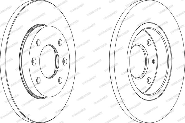 Wagner WGR0995-1 - Bremžu diski ps1.lv
