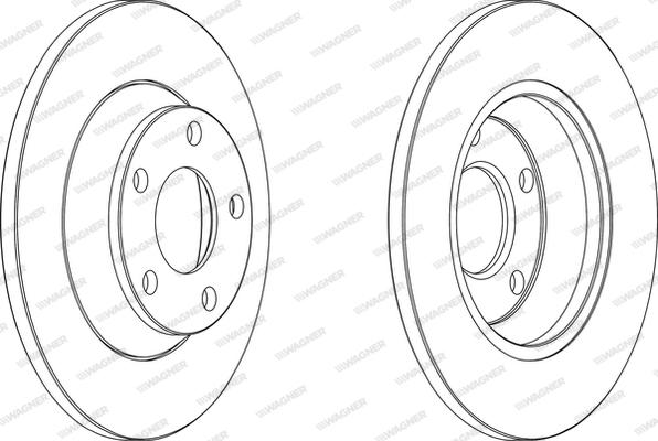 Wagner WGR0759-1 - Bremžu diski ps1.lv