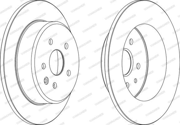 Wagner WGR1499-1 - Bremžu diski ps1.lv