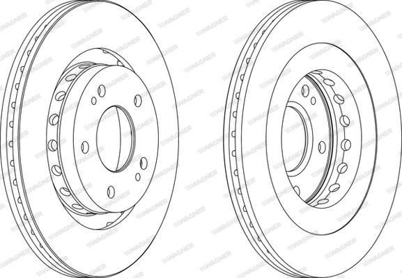 Wagner WGR1642-1 - Bremžu diski ps1.lv