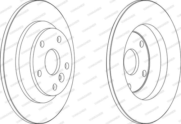 Wagner WGR1616-1 - Bremžu diski ps1.lv
