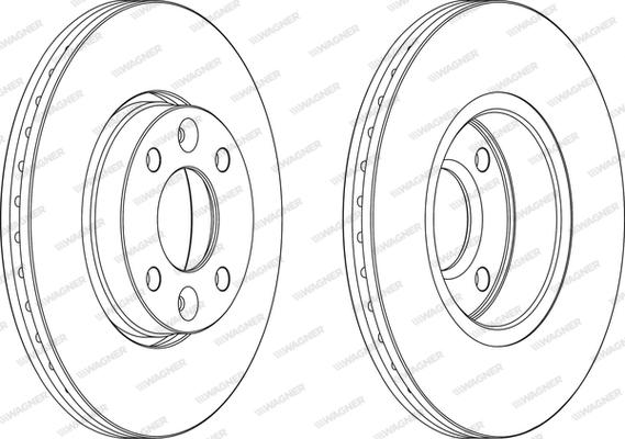 Wagner WGR1201-1 - Bremžu diski ps1.lv
