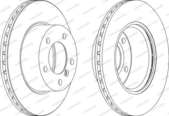 Wagner WGR1228-1 - Bremžu diski ps1.lv