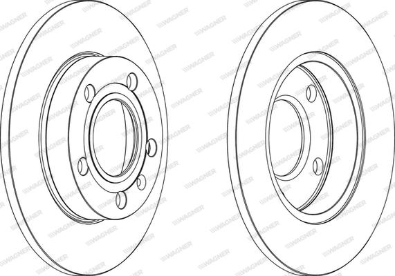 DJ Parts BD1905 - Bremžu diski ps1.lv