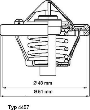 WAHLER 4457.82D - Termostats, Dzesēšanas šķidrums ps1.lv