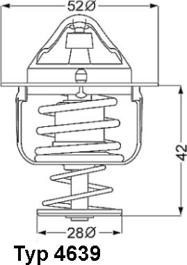 WAHLER 4639.82D - Termostats, Dzesēšanas šķidrums ps1.lv