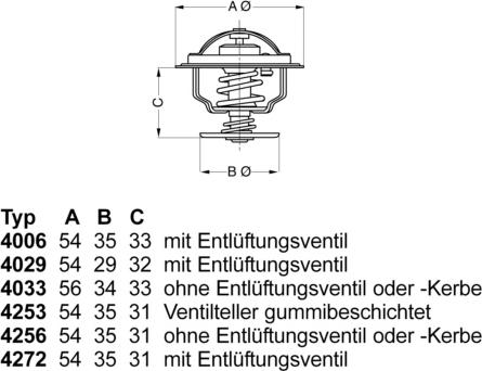 WAHLER 4256.80D - Termostats, Dzesēšanas šķidrums ps1.lv