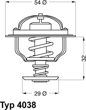 WAHLER 4038.65D - Termostats, Dzesēšanas šķidrums ps1.lv