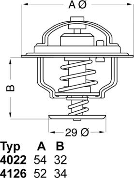 WAHLER 412688 - Termostats, Dzesēšanas šķidrums ps1.lv